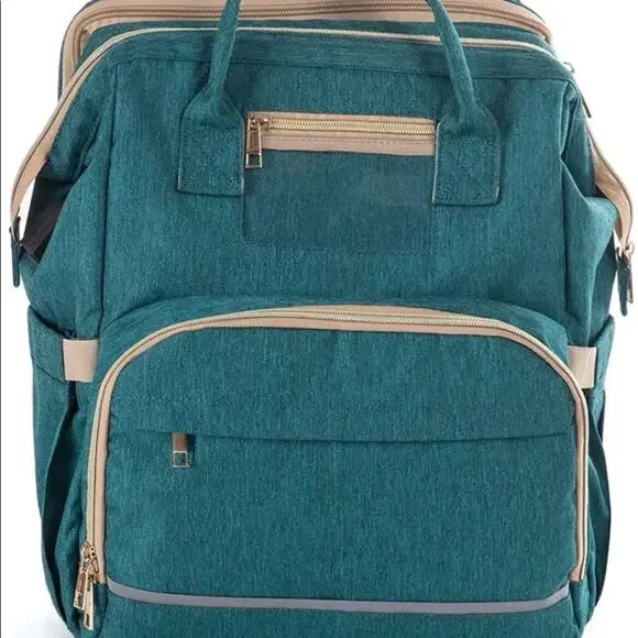 Baby backpack Auto Foldable Crib, USB Charging Port and Shade Cloth - Picture 7 of 8